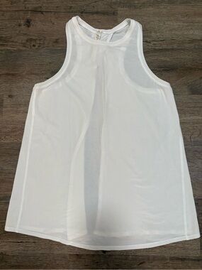 lululemon athletica White Scoop Neck Tank